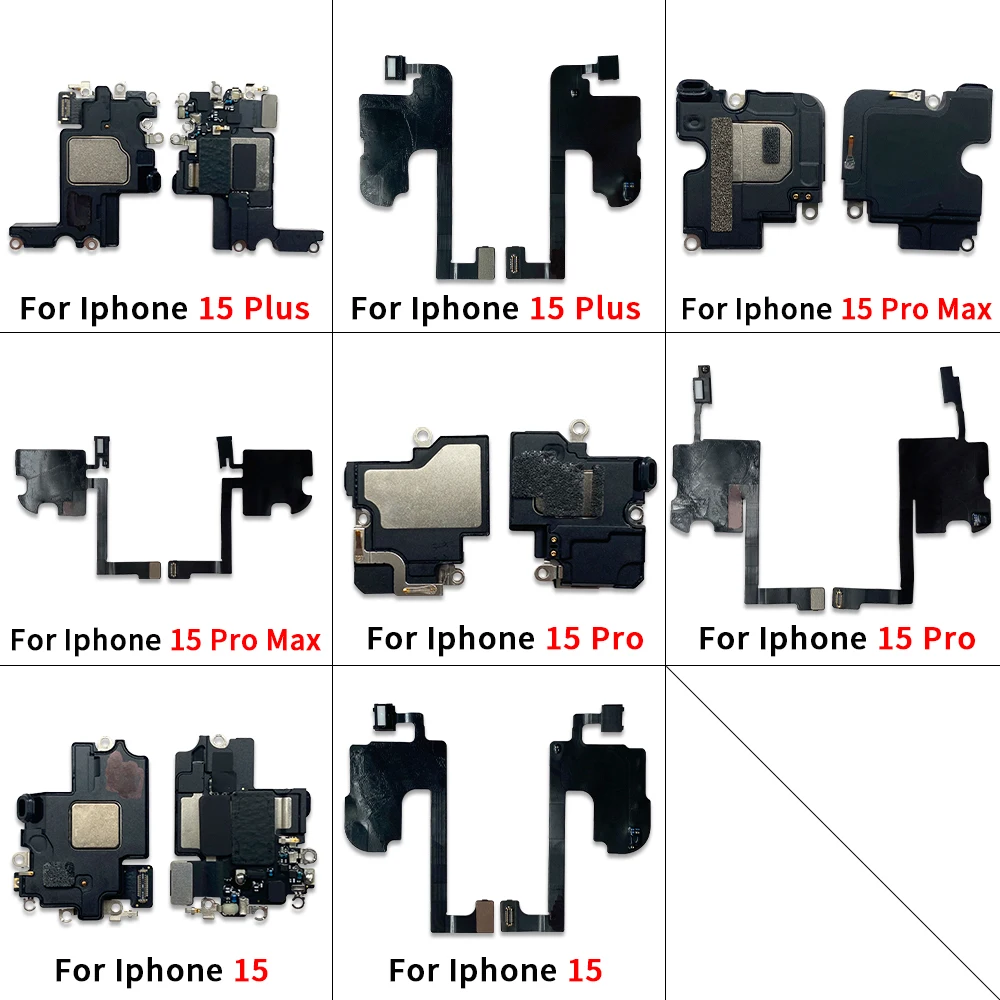 For IPhone 15 Pro Max / For IPhone 15 Plus EarPhone Ear Speaker Light Sensor Disassembly Flex Cable Sound Receiver Repair Parts