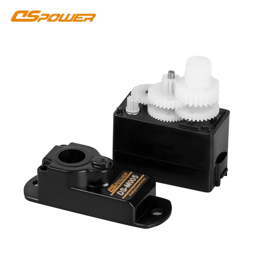 DSPOWER 2G Micro Digital sin núcleo Servo engranaje de plástico JR/JST Motor de enchufe para RC Mini coche barco helicóptero de ala fija avión Robot