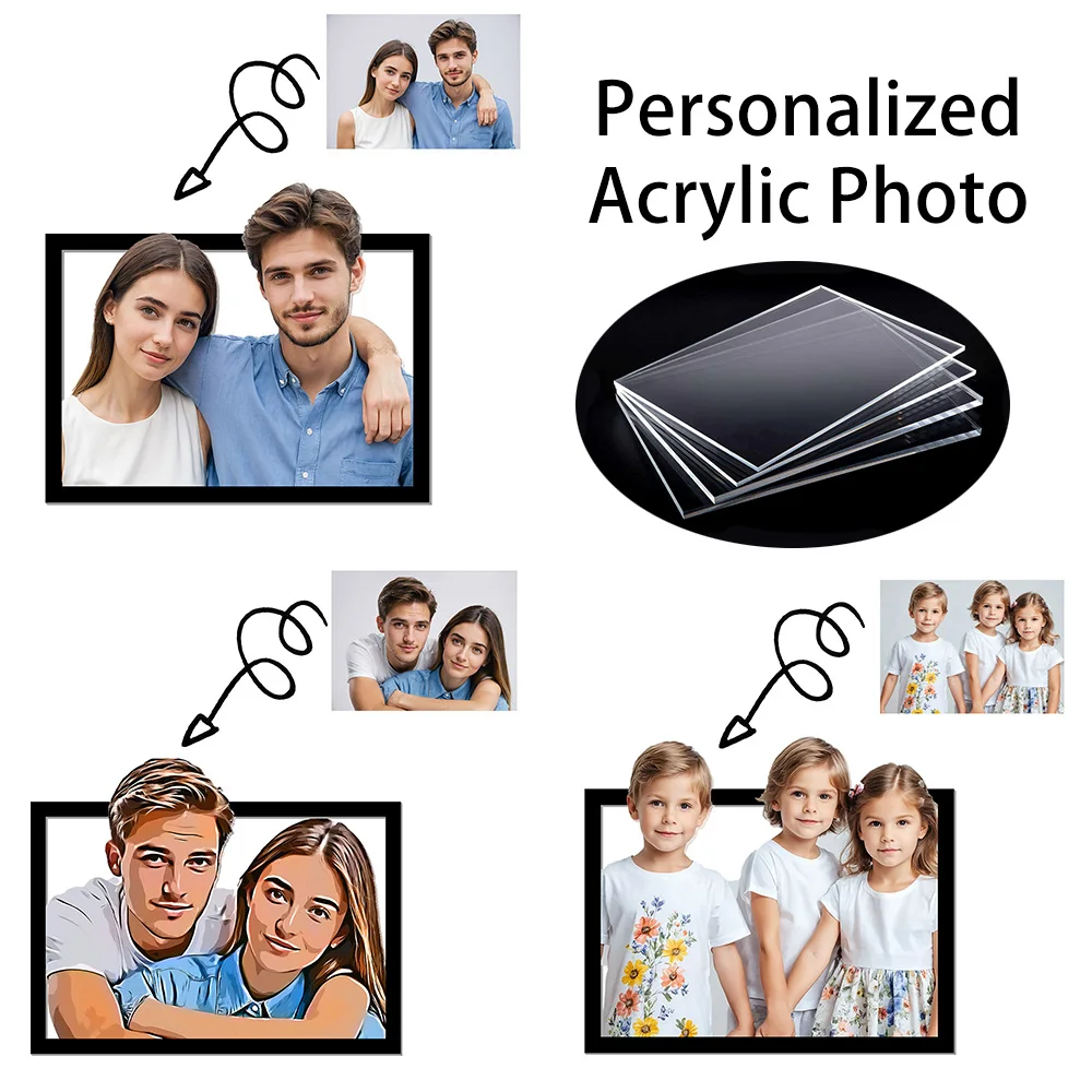 

Free Design Custom Cartoon Acrylic Photo Plaques - Home Decor Wall Art Room Decoration Personalized Gifts