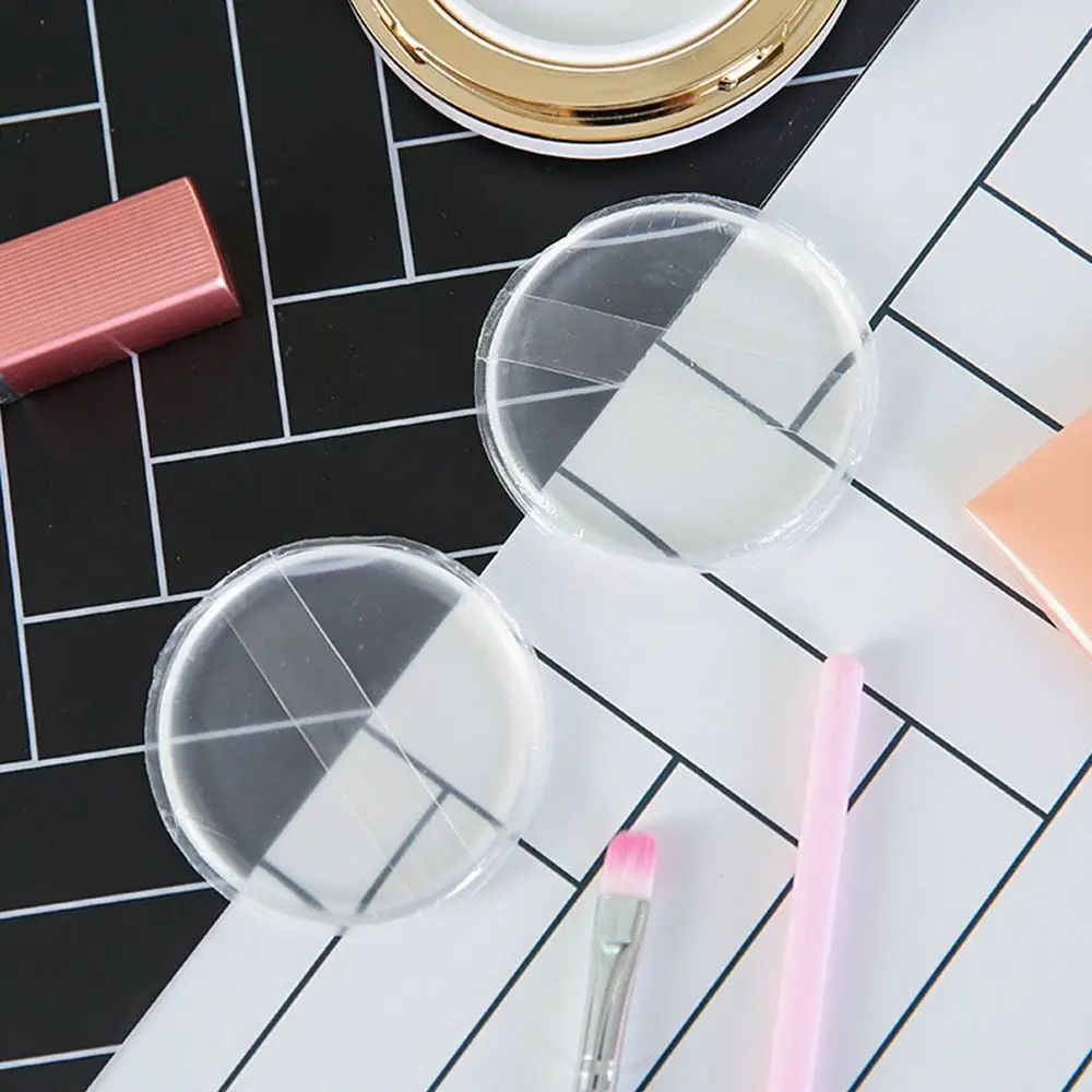 Sopro de pó de silicone portátil transparente sem pó começando pó cosmético sopro de geléia fundação facial bb