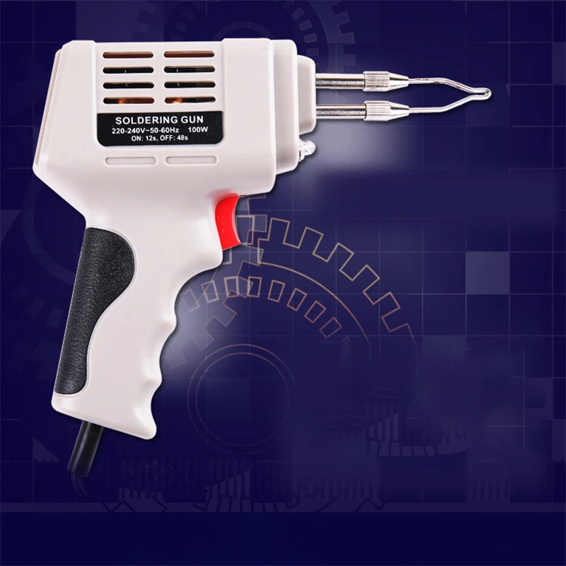 Selling Electrical Soldering Iron Gun Hot Air Heat Gun Hand Welding Tool With Solder Wire Welding Repair Tools Kit EU 220V 100W