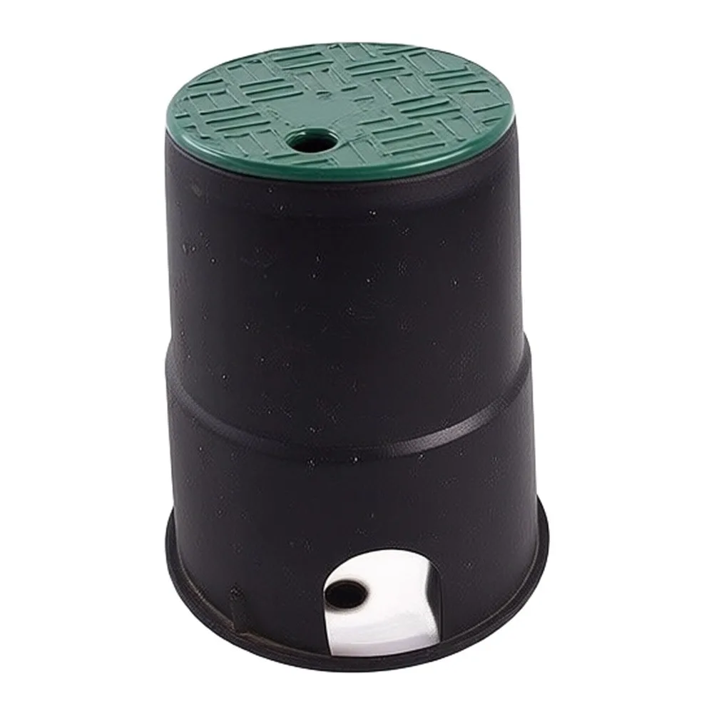 6-inch Landscape Valve Lid Accessing Underground Components Landscape Irrigation Green Plastic Lid Lightweight Design