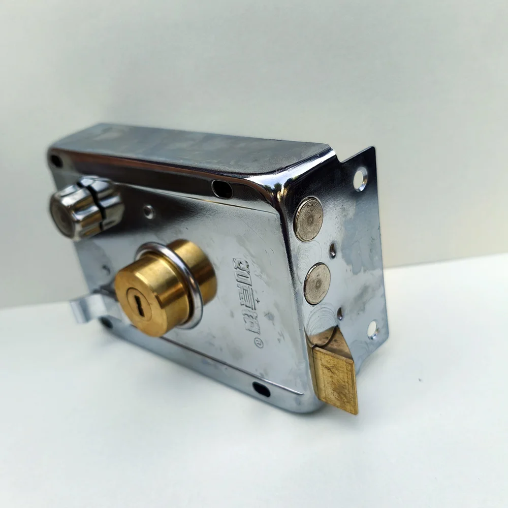 Exterior Door Lock Outdoor Safety Security padlocks Anti-Theft Lock Multiple Insurance Wood Gate Front House Locking Accessories