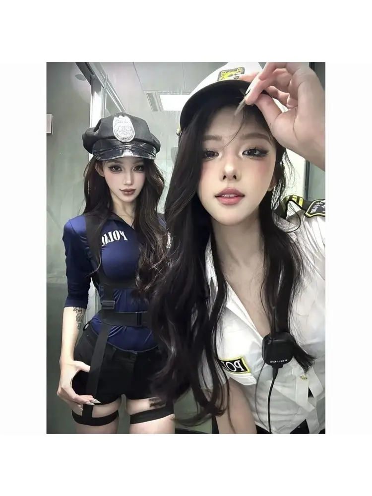 زي شرطة نسائي لضابط الشرطة من مشاة البحرية JK orm عالي الجمالي زي سيدة الملكة الحارة أنيمي ow loween