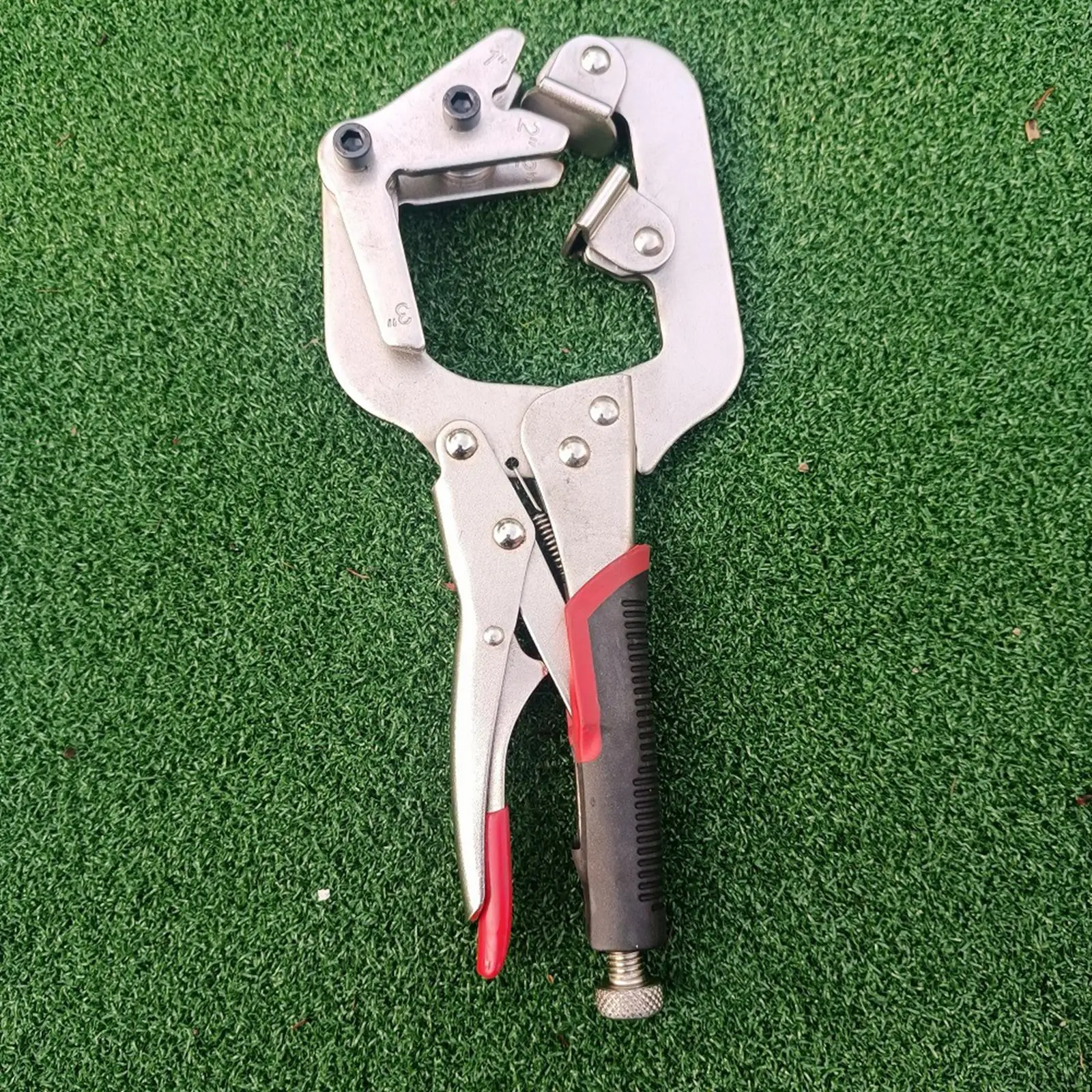 Locking Pliers Clamp Clamping Metal Tool Nonslip Handle Ergonomic Grip Locking