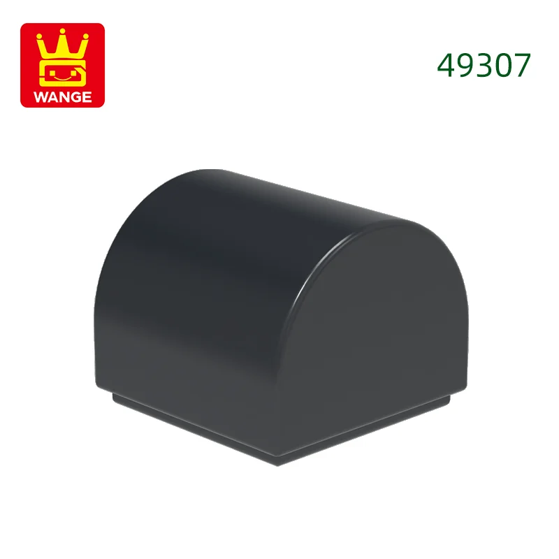 416 stks/partij 49307 1x1x2/3 Dubbele Gebogen Top Bouwstenen MOC Helling Accessoires Compatibel met baksteen Kinderen Speelgoed Geschenkdoos