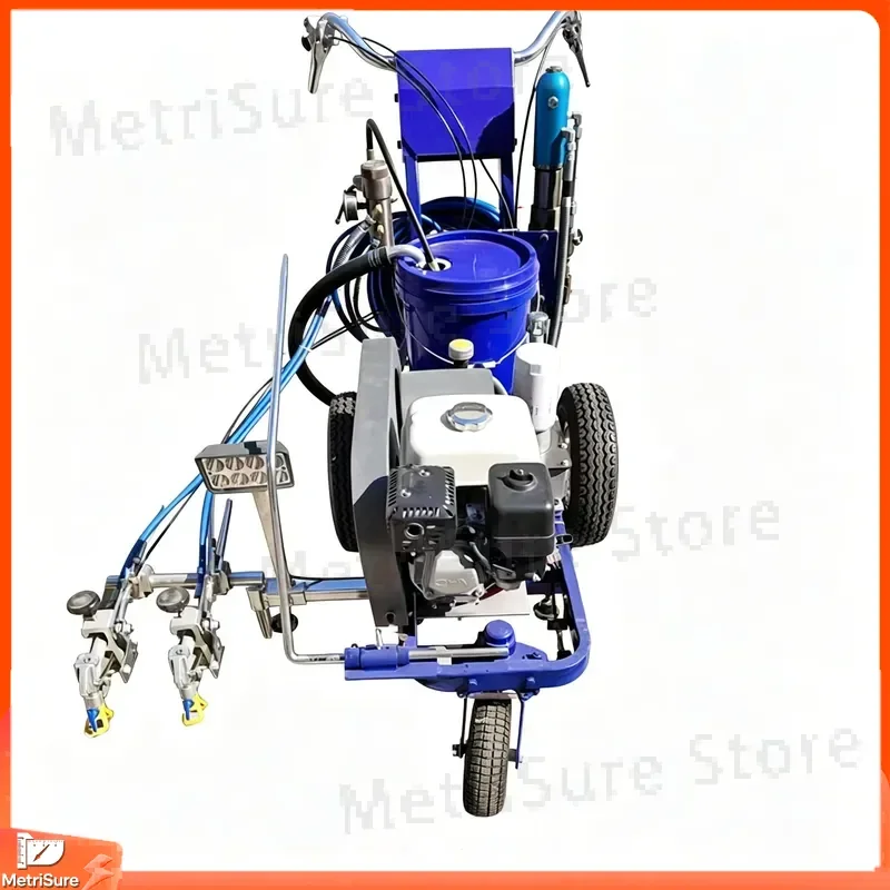 Compact Handheld Cold Spray Line Marking for Narrow Lanes Road Surface Marking Equipment Pavement Striping Tool