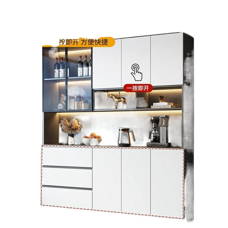 Dining Side Cabinet Solid Wood Modern Nordic for Living Room for Kitchen Large Storage, Storage Cabinet