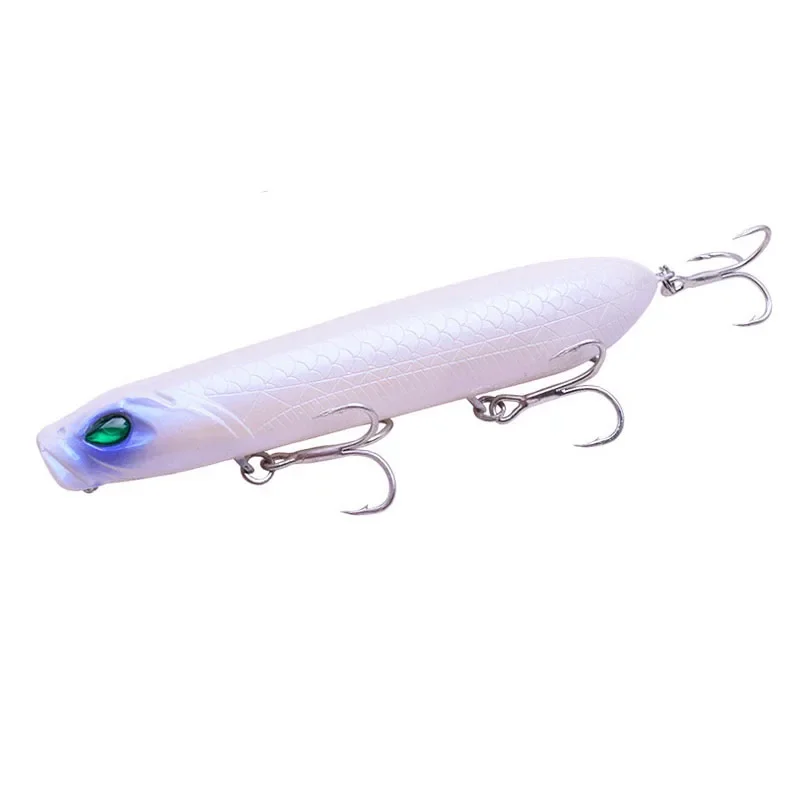 1 Pc Floating Pencil Fishing Lures 10cm 17.5g Topwater Popper Wobblers Tackle with Hooks Artificial Bait for Sea Bass Pike