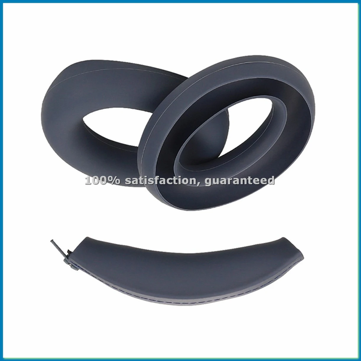Almohadillas para Auriculares Space Q45/Life Q30 Q35, Funda Protectora de Silicona, Orejeras, Repuestos para Diadema B-ABFB