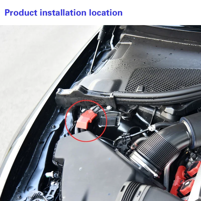 4G0 911 075 for Audi A6 C7 2012-2018 Car Battery Harness Cover Plate Starter Generator Positive Cover 4G0911075