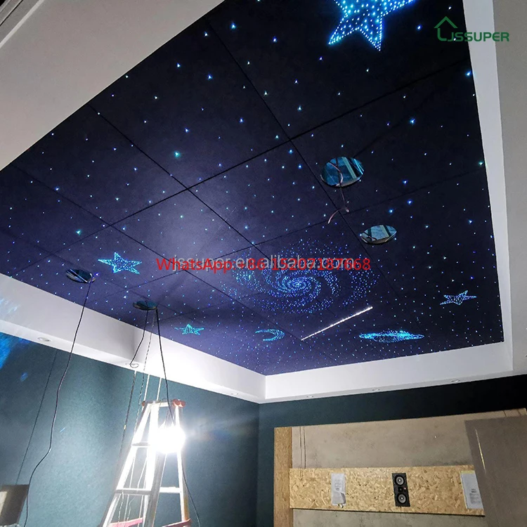 Polyester soundproof board fiber optic light home theater star roof decoration