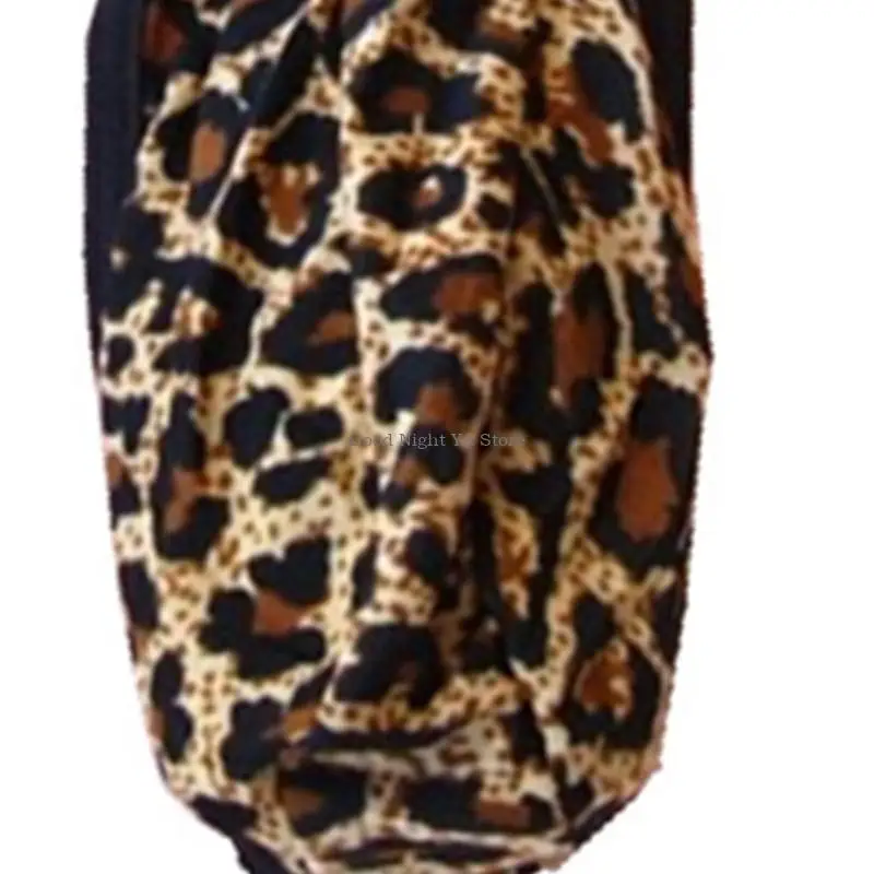 Men's Thong with Leopard Print Bulge G-String Underwear Lingerie Briefs