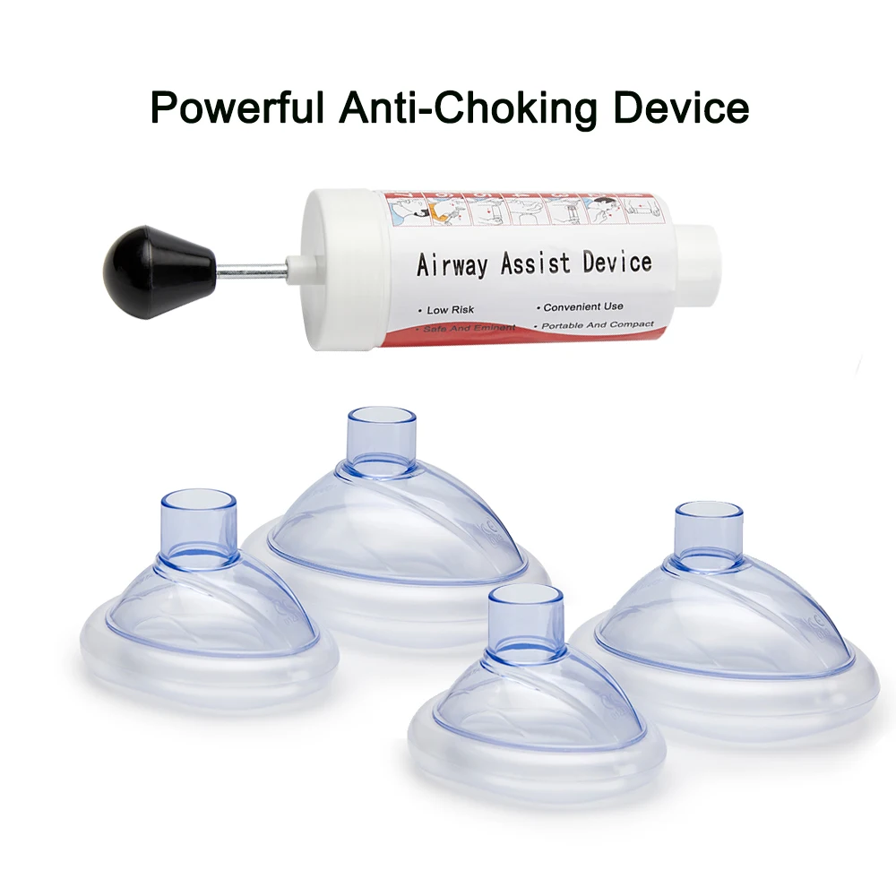Dispositivo de resgate respiratório de asfixia para adultos e crianças Aparelho de asfixia simples em casa Anti-asfixia Resgate de sucção das vias aéreas