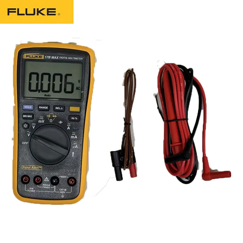 Fluke 15BMAX/17B MAX Digital Automatic Multimeter Digital AC/DC Digital Vlotage Auto Range Multimeter With Temperature