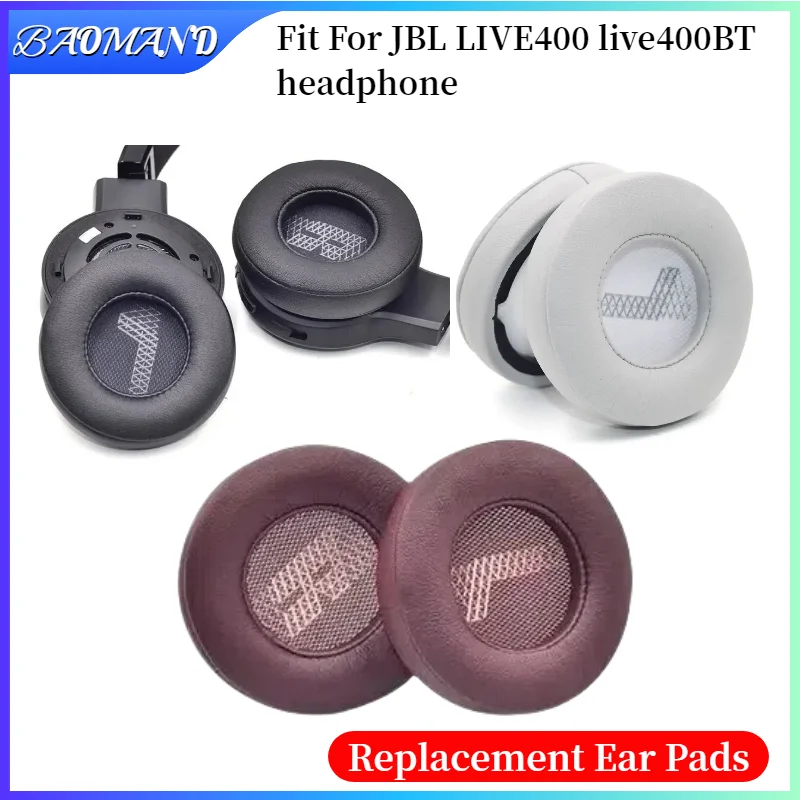 

1 Pair Replacement Foam Ear Pads Pillow Cushion Cover for JBL LIVE400 live400BT Headphone Headset