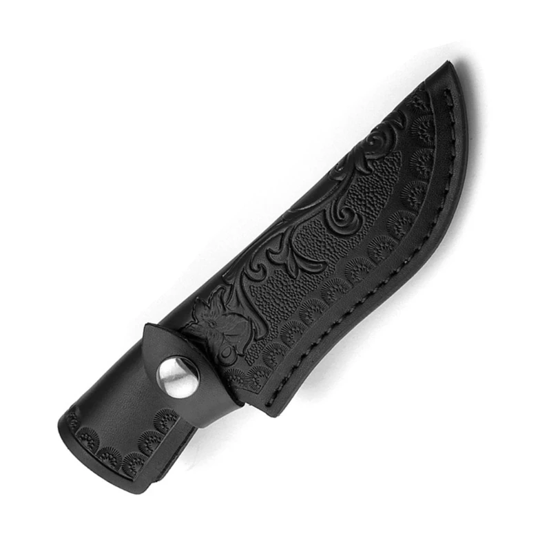 1PC Cowhides Holster Tool Replacement Sheath Cowhid Layer Cow Leather Outdoor Fixed Blade Knife Scabbard Sheath Holder Pants