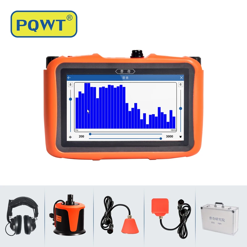 Akoestische waterlekdetectie L5000 Loodgieterswerktuigen voor ondergronds en in de muur Pijpwaterlekdetector