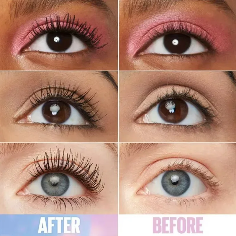 Eyelashes Lengthening Mascara Waterproof Long Lasting Silky Lash Black Eyelashes Extension Make Up Beauty Eye Korean Cosmetic
