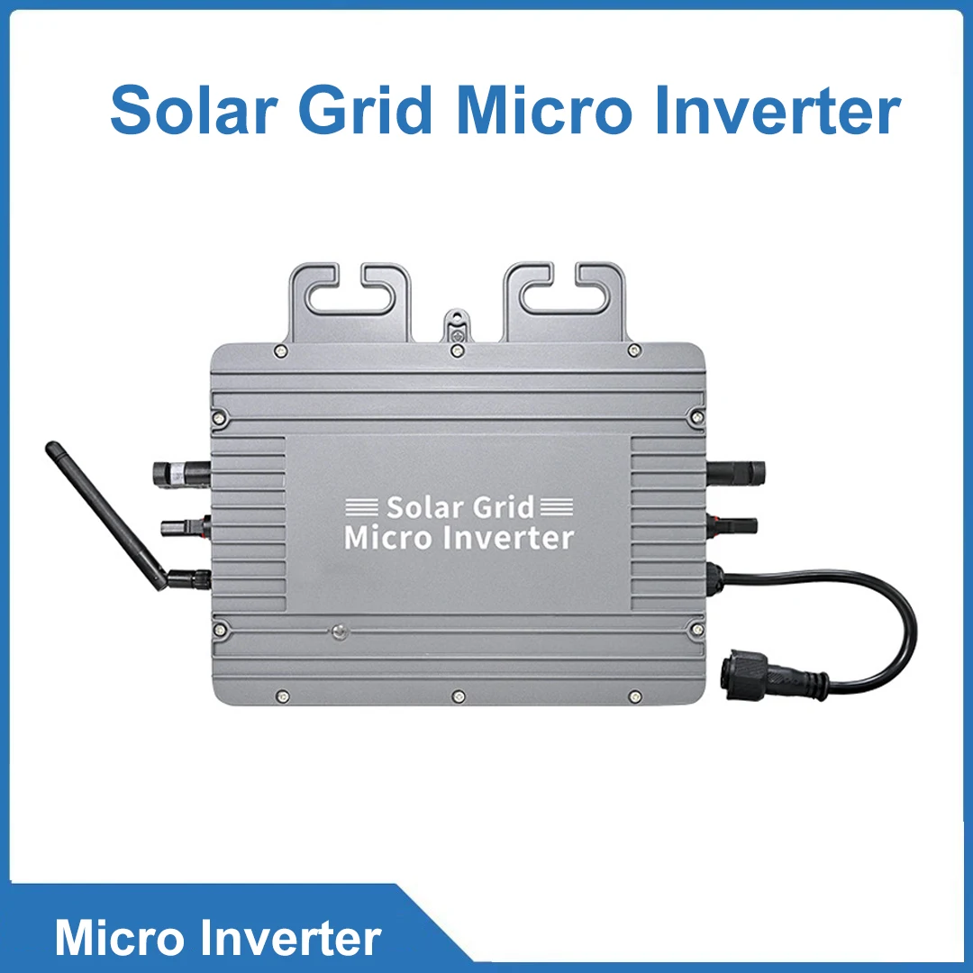 DC to AC 800W High-efficiency Photovoltaic Grid-connected Solar Micro-inverter With A Sturdy And Durable Metal Casing