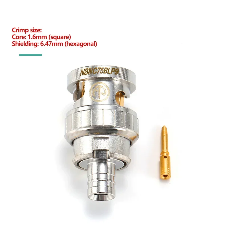 

Video BNC Crimping Plug NBNC75BLP7 / NBNC75BLP9 / NBNC75BTU11 / NBNC75BYY11 HDTV DVD Q9 BNC Cable Connector