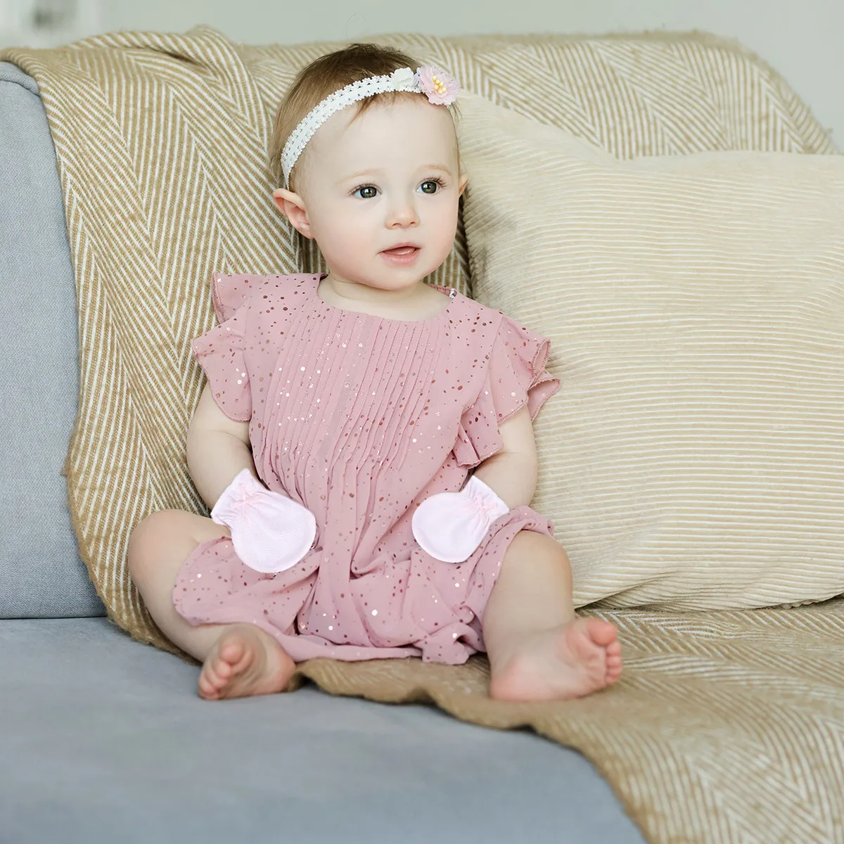 

6 пар детских варежек с защитой от царапин, защитные перчатки для новорожденных, мягкие дышащие грелки для рук из чистого хлопка для новорожденных и младенцев