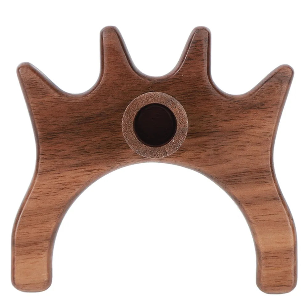 

Wooden Pool Cue Bridge Head Low Fork Polished Finish Pool Bridge Head Walnut Wood High Fork Bridge Head Club Use