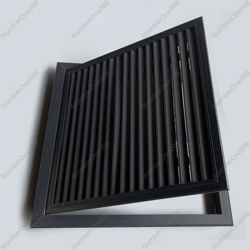 Black grille air conditioning air outlet shutters return vent inspection port cover Household Vents