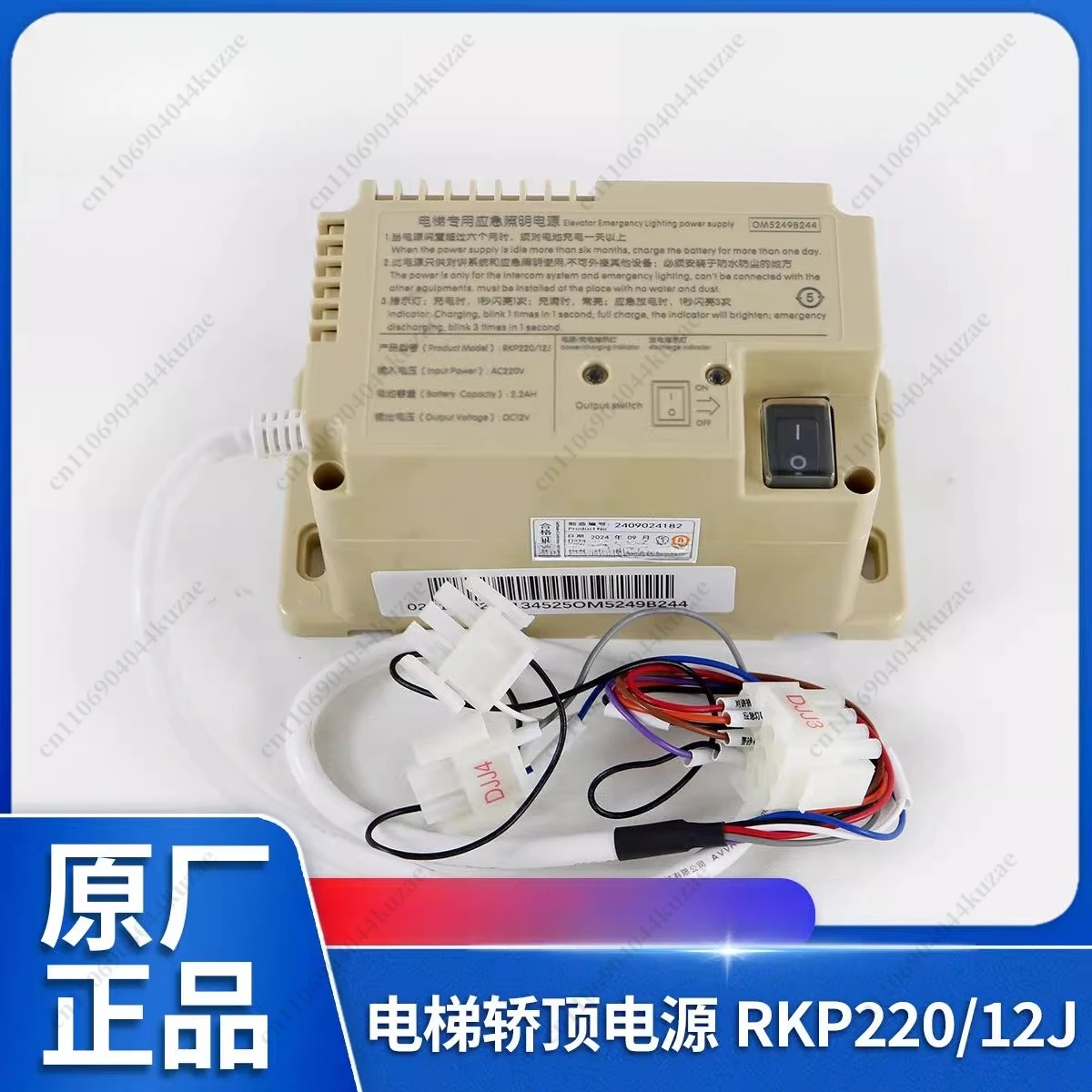 Elevator Emergency Lighting Power Supply RKP220/12J OM5249B244