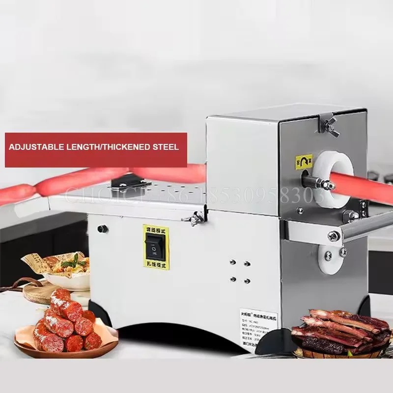 Food Grade Stainless Steel Manual/Electric Sausage Tie Machine Automatic Sausage Tie Wire Quantitative Knotting Twisting Machine