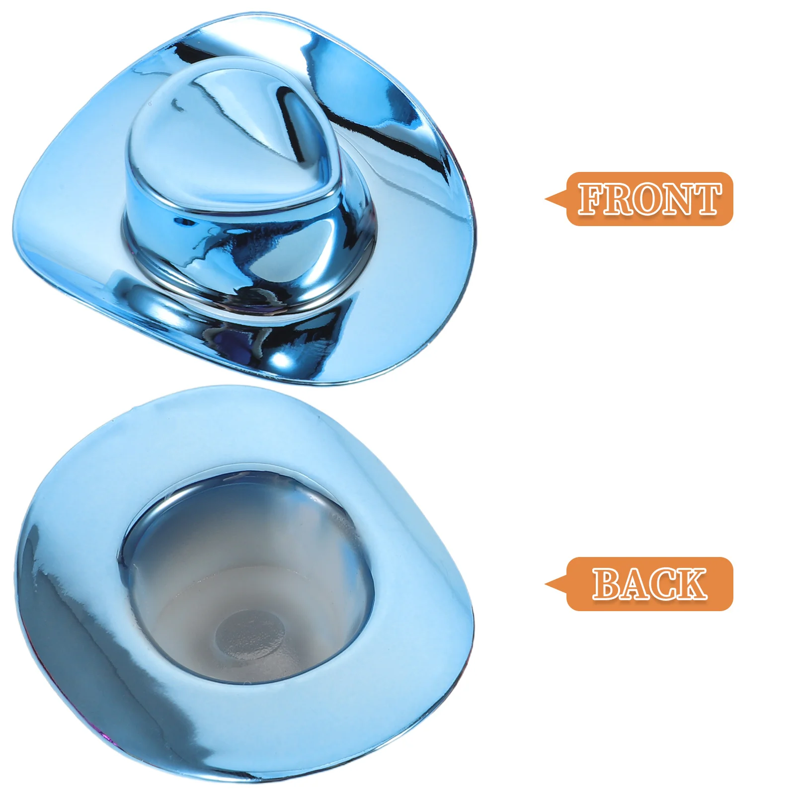 12pçs mini chapéus de cowboy, acessórios brilhantes, chapéu de cowgirl para festa, toppers de bolo, decoração ocidental, artesanato para brincadeiras, feriados