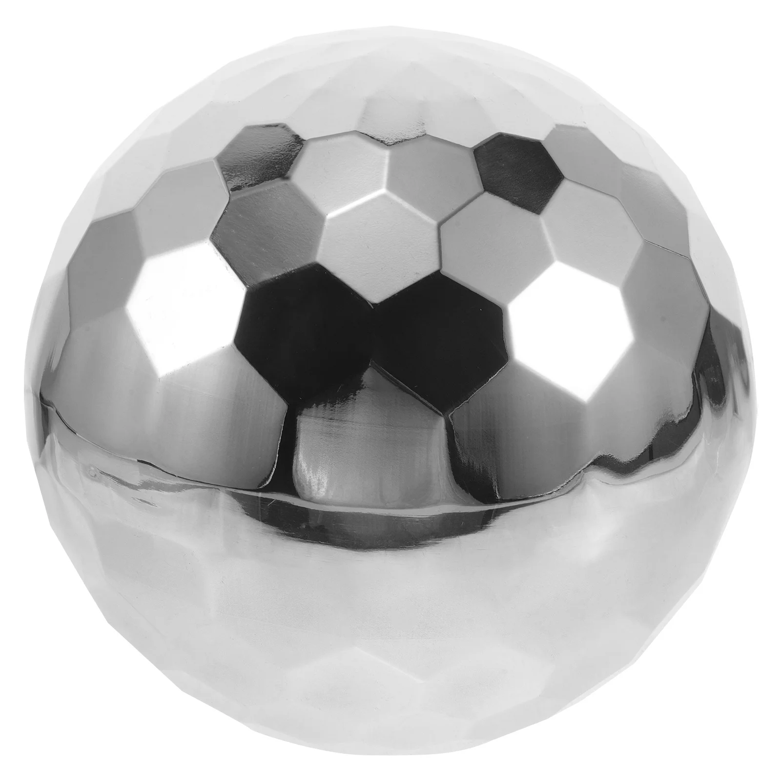 

6" Stainless Steel Decorative Ball Mirror Polished Hollow Sphere For Garden Yard Pond Reflective Outdoor Globe Geometric Pattern
