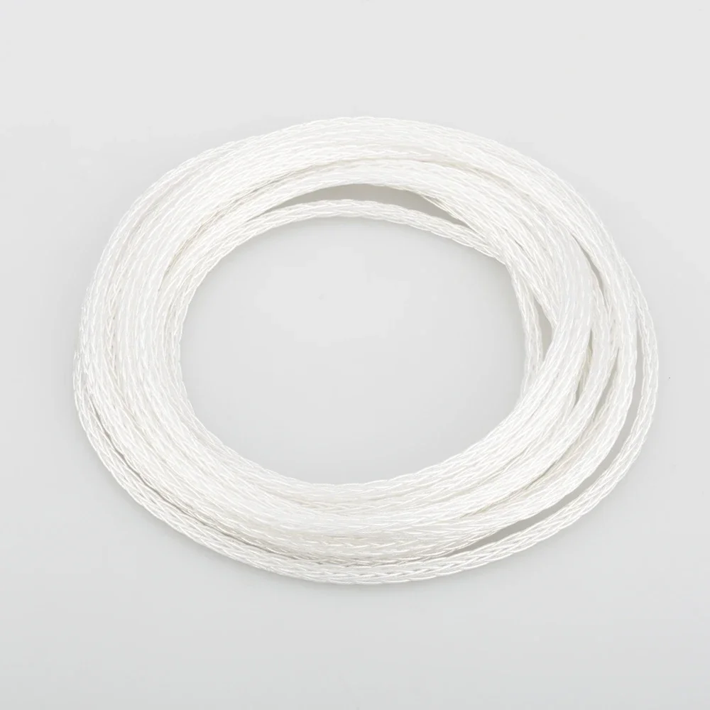 Audiocrast DIY 헤드폰 케이블 업그레이드 수리 와이어, 16cores 실버 도금 6N OCC 와이어 케이블, 1607AG