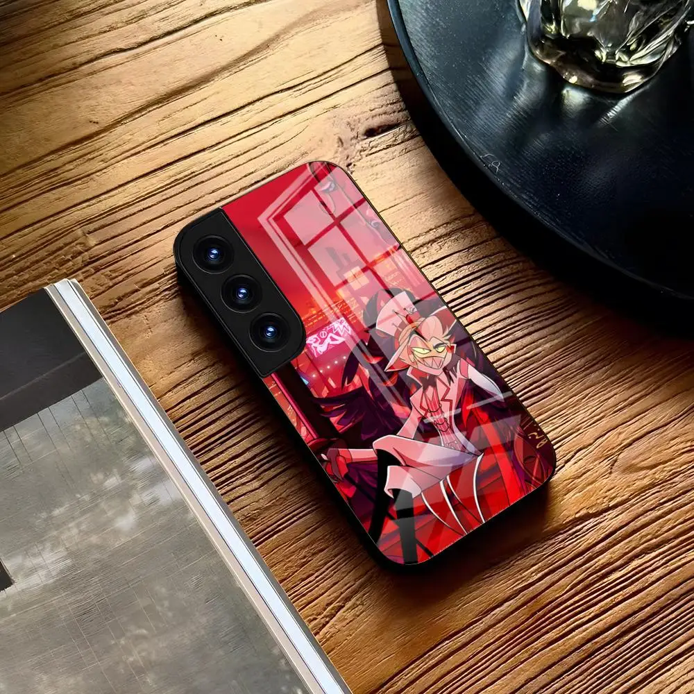 H-Hazbins Hotels Alastor Anime Phone Case for Xiaomi 14 Lite 12 Pro 11t 13 lite POCO M6 M5 X6 X5 X3 NFC F5 F6 Pro Glass coque