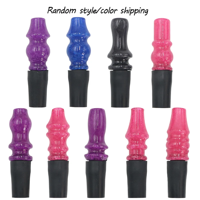 1pc Hookah Mouthpieces Water Hookah For Sheesha Chicha Narguile Shisha Silicone Hang Rope Strap Resin Hookah Mouthpieces