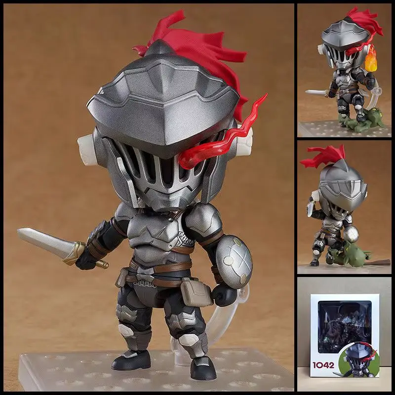 Figma 424 1042 Model Goblin Slayer Interchangeable Face Action Figures Anime Collectible Desktop Ornament For Anime Collectors - view 4