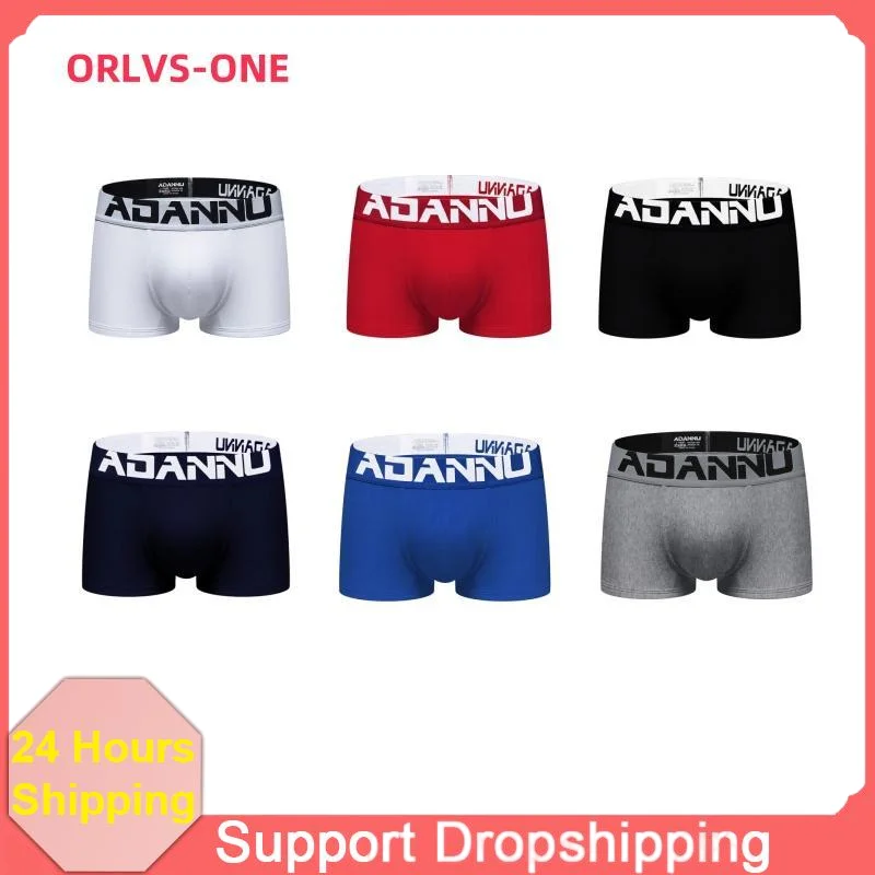 1PC Boxer da uomo Intimo Modale Traspirante Cueca Tanga Mutande comode Boxer Calzoncillo Pantaloncini da uomo AD125