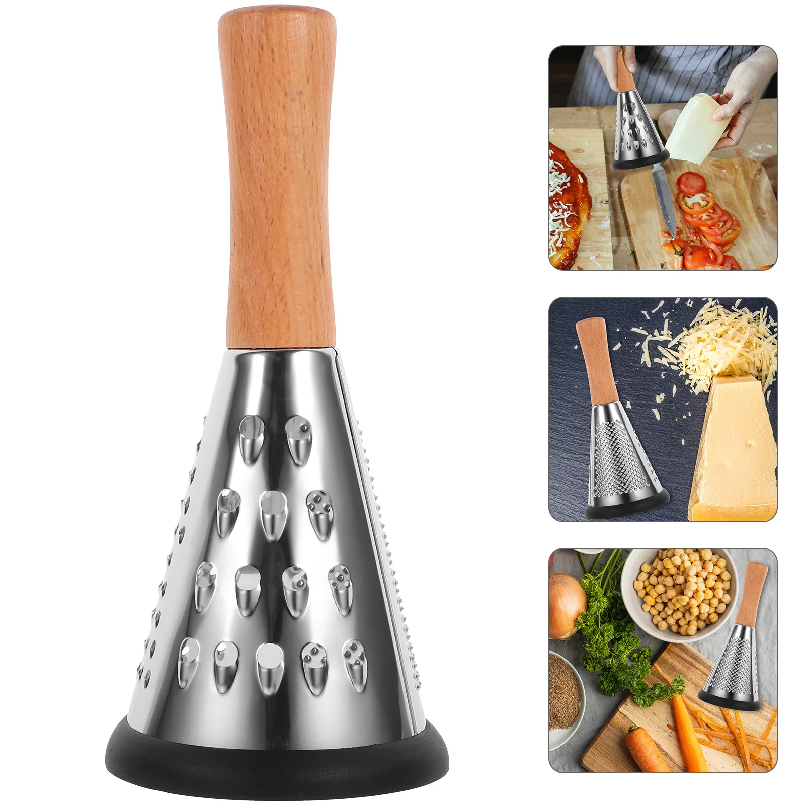 

Cheese Kitchen Grater for Garlic Home Chocolate Household Grating Tool Silver Gadget