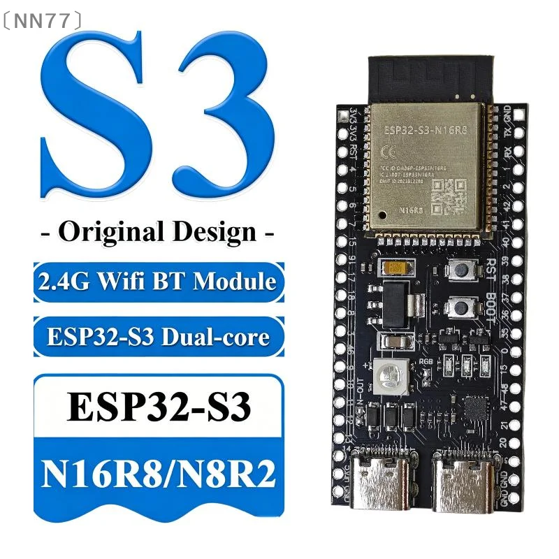 〔NN77〕Dual Core Development Board With 2.4G WiFi Bluetooth Support Perfect For DIY Electronics IoT Projects And Programming Work