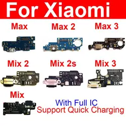 Usb Charger Board For Xiaomi Mi Max 2 3 Mi Mix 2 2S 3 USB Charging Jack Port Connector Board Flex Cable Replacement Repair Part