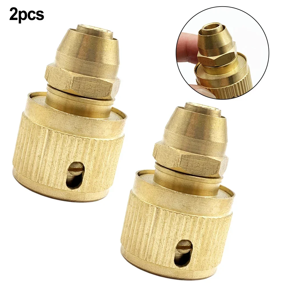 

Expandable Hose Connector Brass Hose Connector 2pcs Connectors Agricultural Production Aluminum Alloy Material