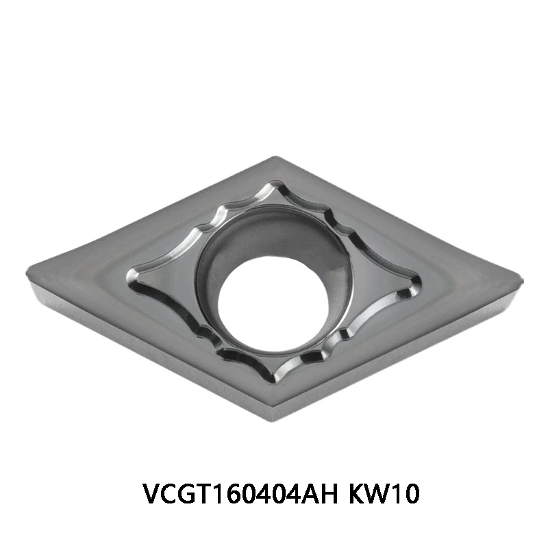 

VCGT VCGT160404 AH KW10 160404 оригинальные CNC Обработанные режущие вставки в Инструменты 10 шт. Карбид для алюминиевого токарного инструмента токарный станок