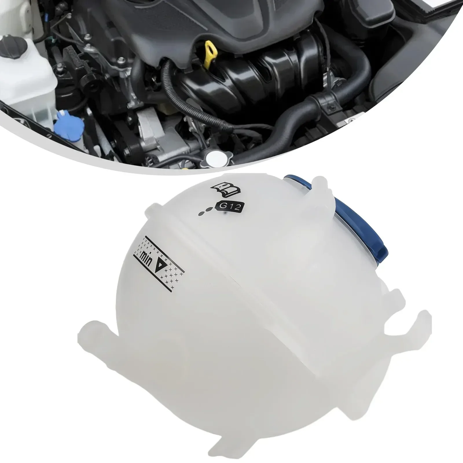 Coolant Tank Reservoir High Quality Engine Radiator Coolant Tank Reservoir with Cap Designed for GOLF MK6 1K0121407A