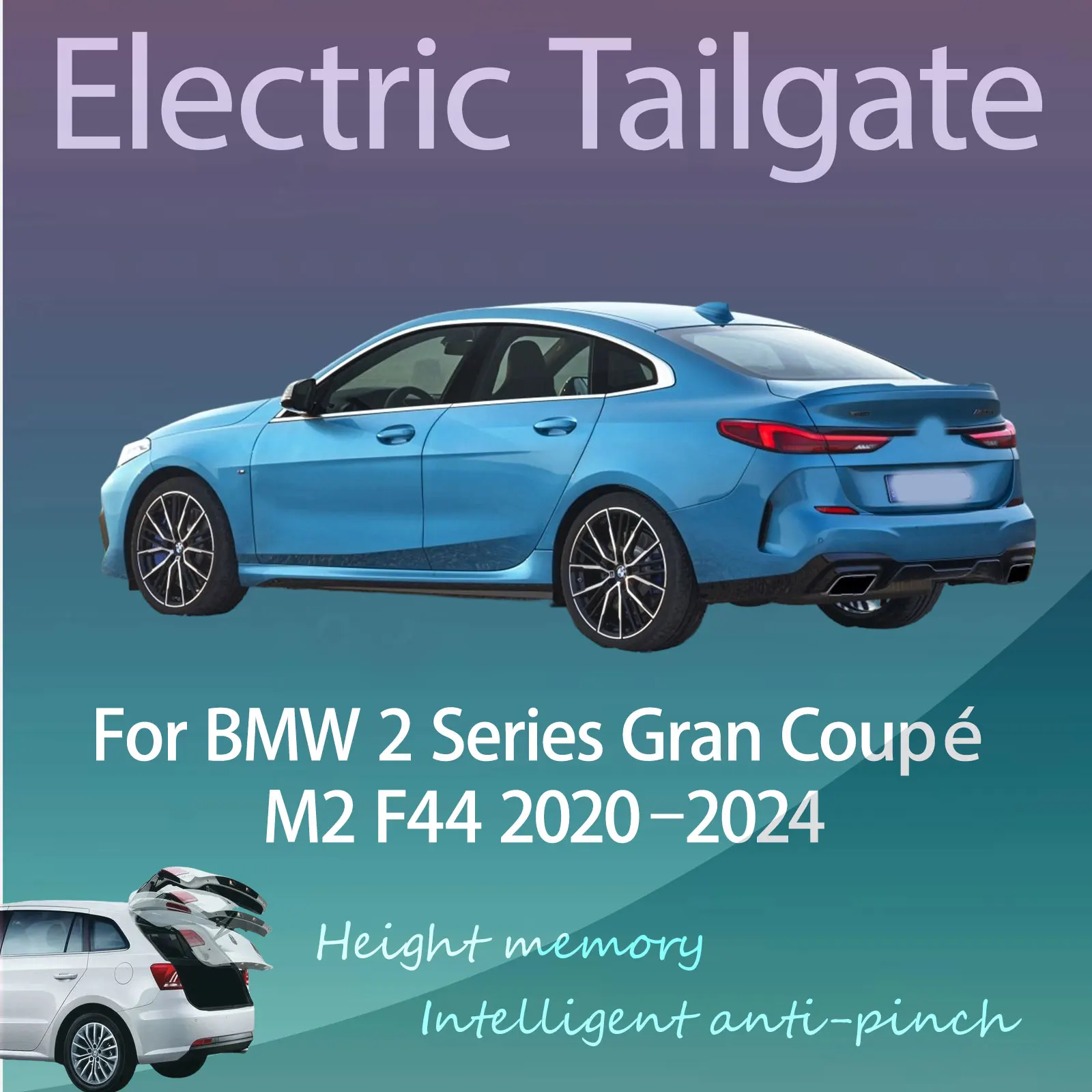 

For BMW 2 Series Gran Coupé M2 F44 2020–24 Electric Modified Tailgate Intelligent Height Automatic Lifting Key-Controlled Trunk
