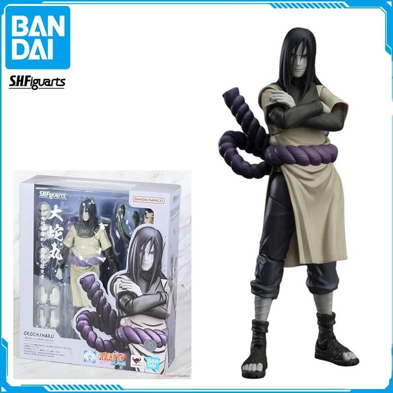 

In Stock Bandai S.H.Figuarts NARUTO Orochimaru Original Genuine Anime Figure Model T S.H.F Toy Action Figure Collection Doll PVC