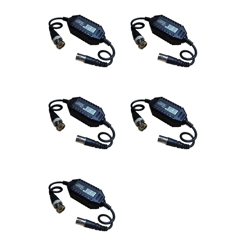 【VALUE MONEY】5X High Quality Ground Loop Isolator Video Balun Coaxial BNC Male To Female CCTV Anti-Jam No Power Required