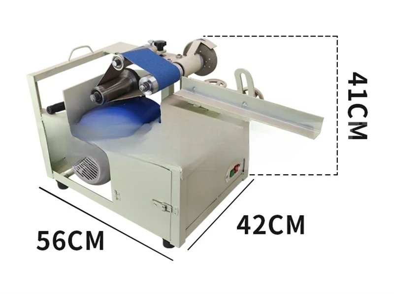 Máquina de ranura eléctrica portátil, máquina rectificadora de tubos redondos de acero inoxidable, pasamanos de escalera, banco de trabajo deslizante oblicuo
