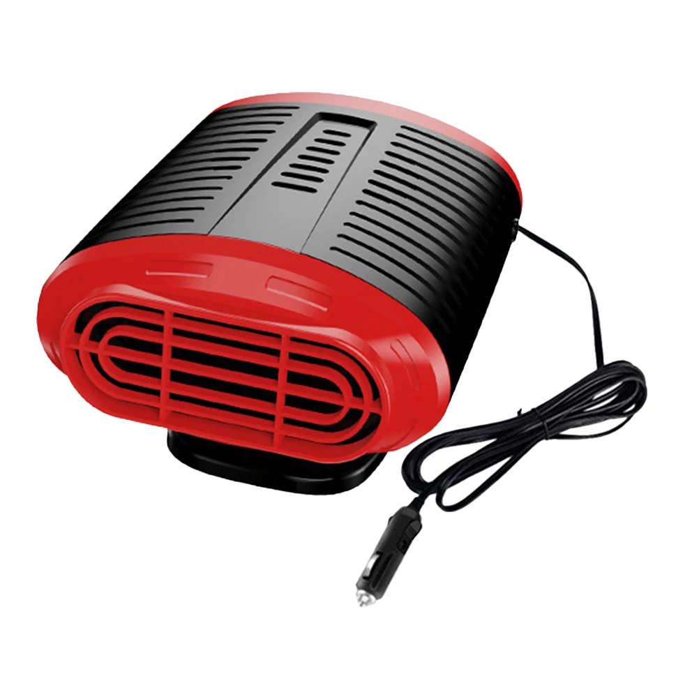 

Car Heater Fan ABS Rubber Copper Portable Winter Vehicle Defroster Adjustable Heating Cooling Long Distance Energy Saving