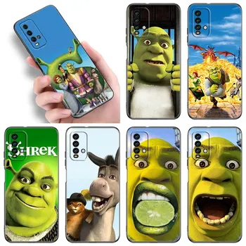 Cartoon Funny Movie S-Shrek Black Phone Case For Redmi 10 Prime A1 A2 Plus K30 K40 Gaming K60 Pro 9 9A 9C 9T 10A 10C 12 12C 13C