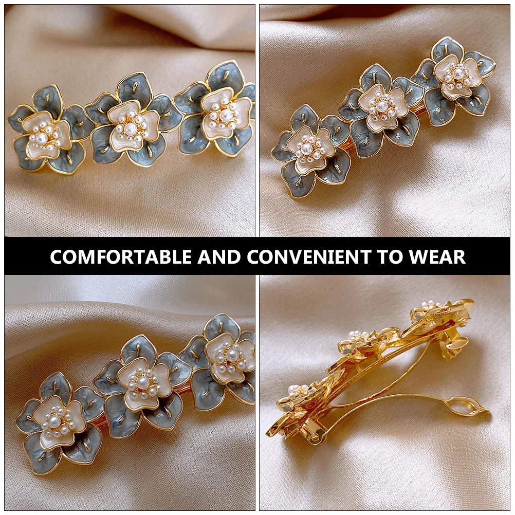 

1Pcs Woman Hair Clip Alloy Barrette Daisy Flowers Design Fashion Hairpin Comfortable for All Hair Types Perfect for Wedding